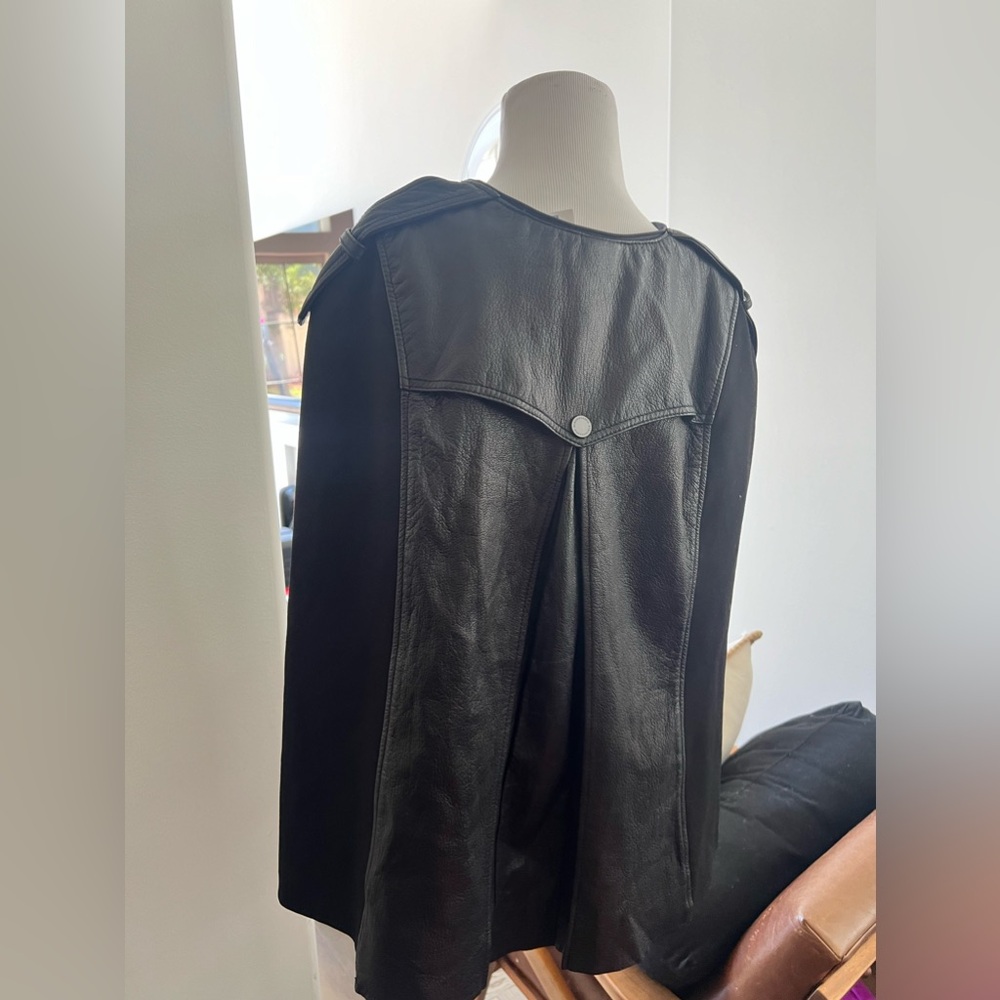 BCBMAXAZRIA Emerson Cape Leather Vest